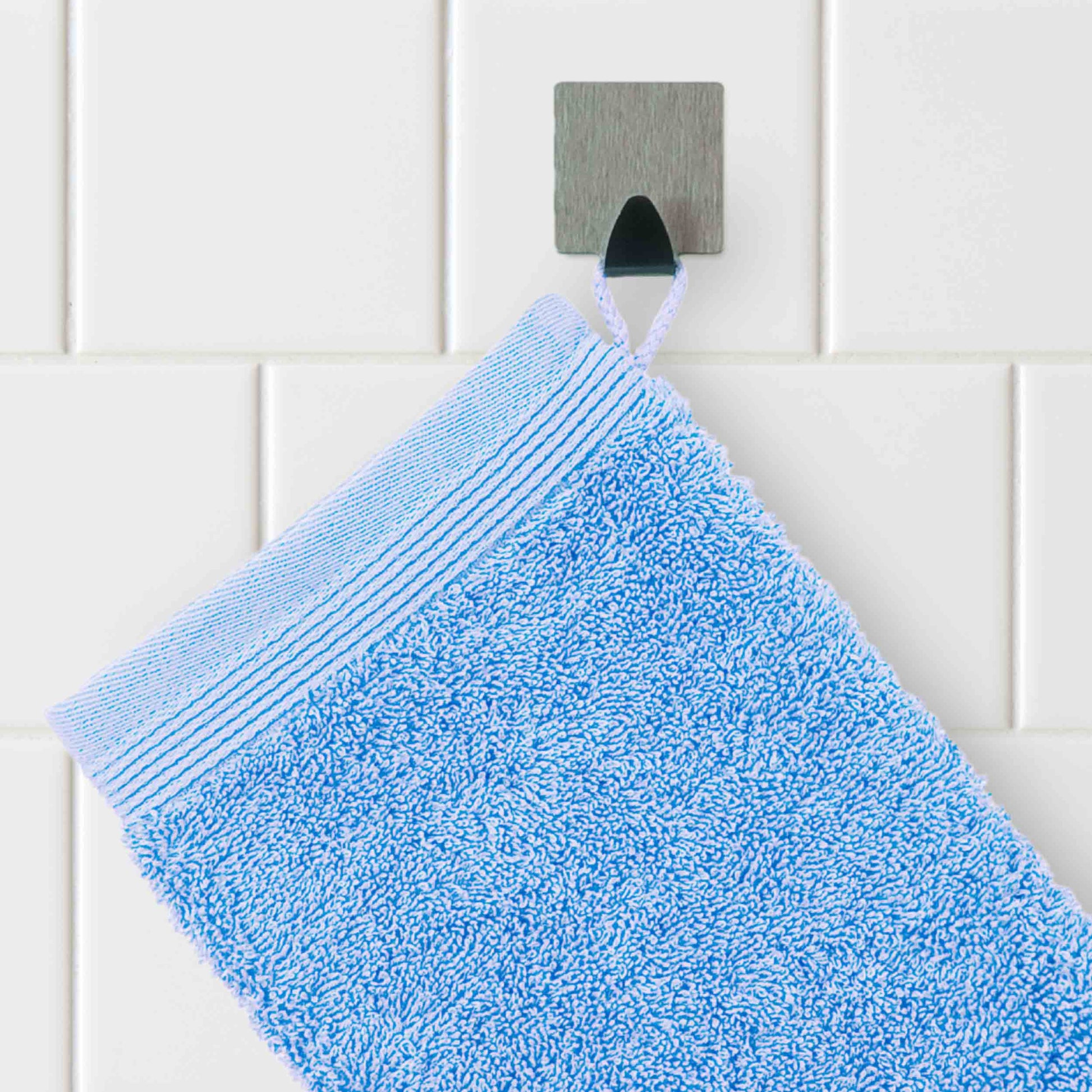 MÖVE Waschlappen Superwuschel – 15 × 20 cm, Hellblau, Baumwolle, 550 g/m², OEKO-TEX