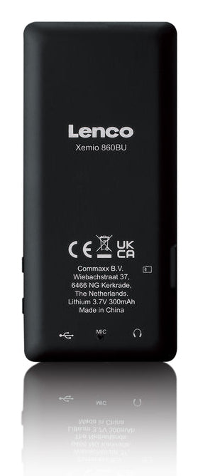 Lenco Xemio-860 – Hi-Res-Player (DAP) – 8 GB, Bluetooth, 18 h – Blau
