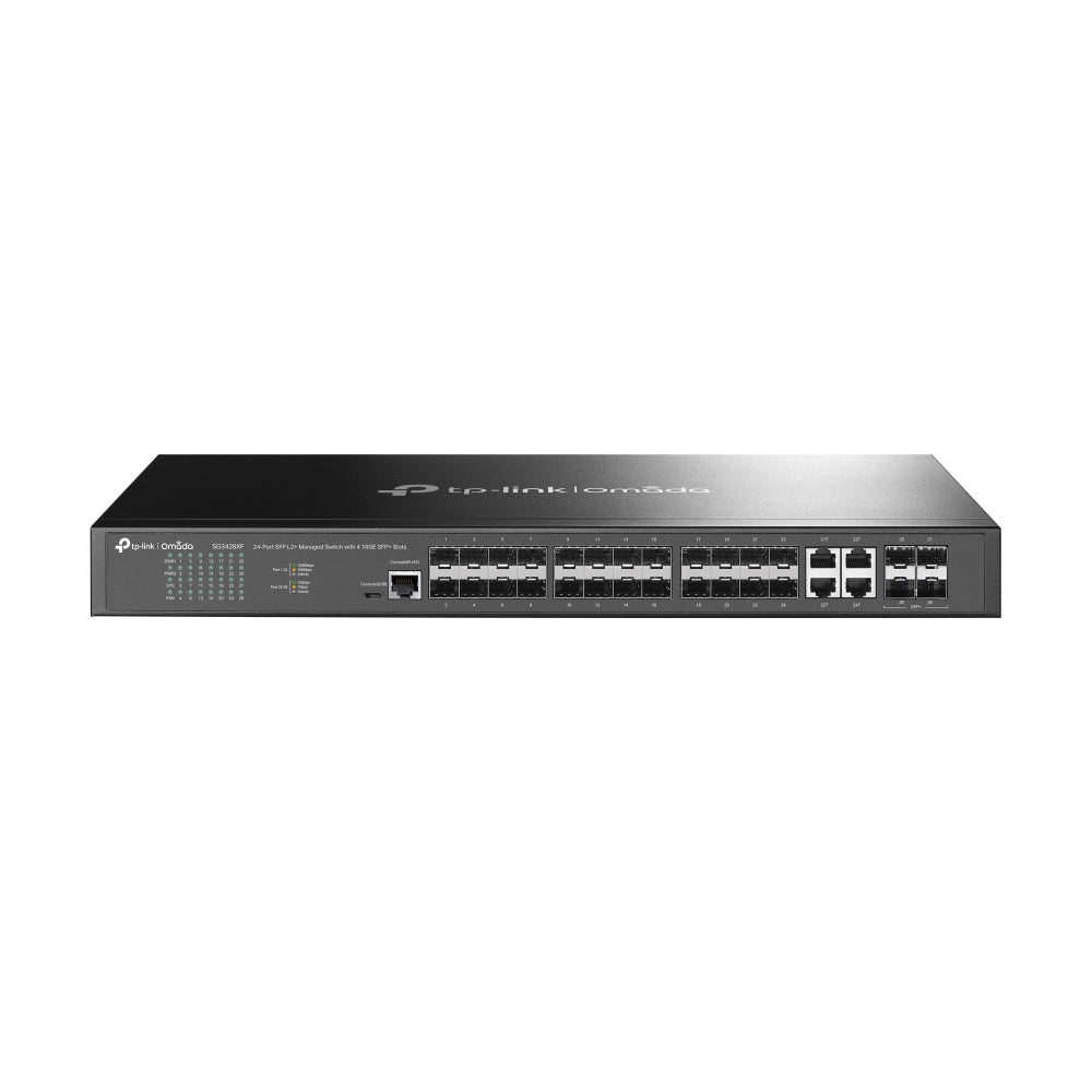 TP-Link SG3428XF – Managed Switch – 24×GbE, 4×10G SFP+, L2+, 1U