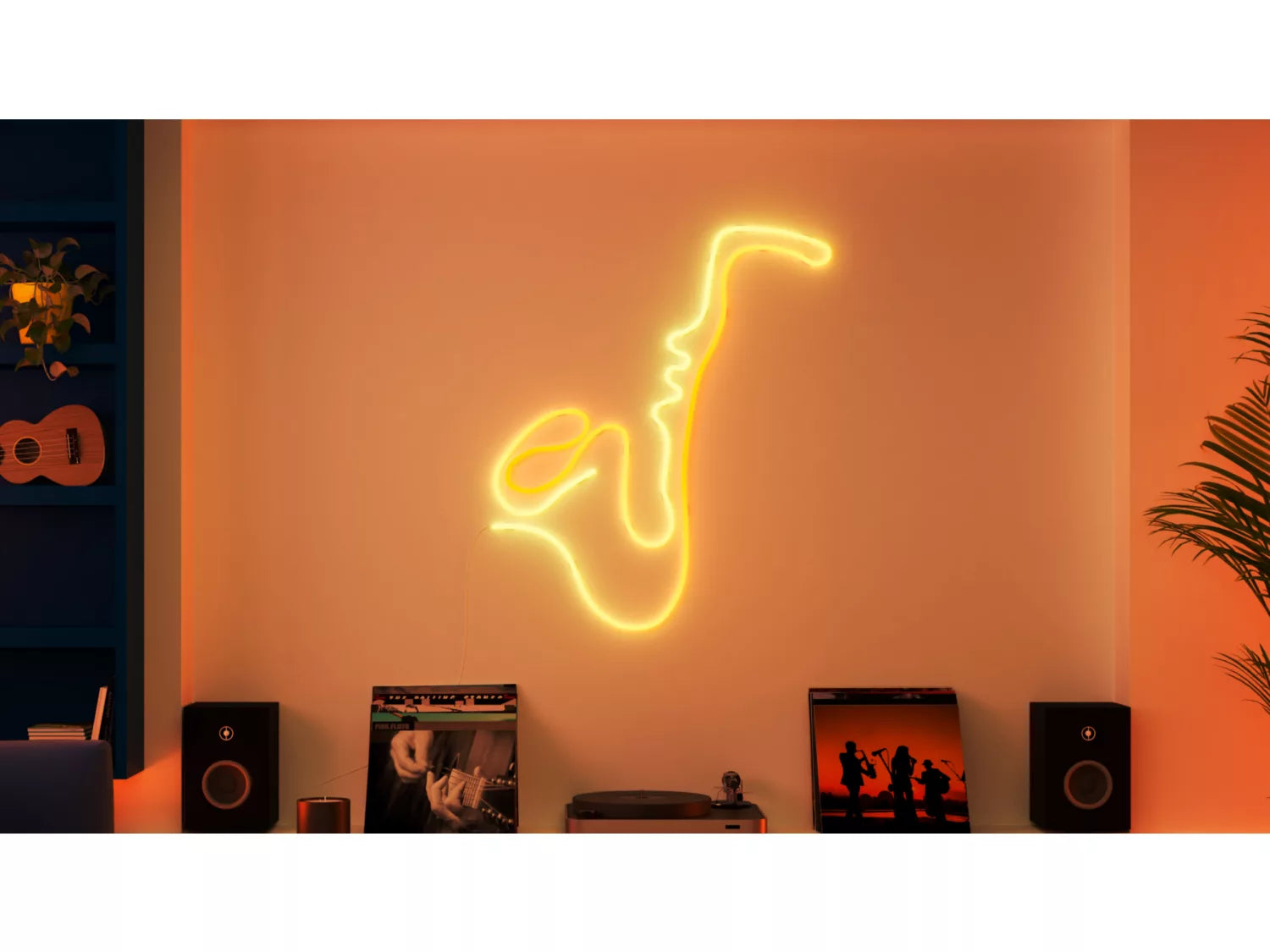 WiZ LED-Strip Flex Strip – 10 m, 2200–6500 K/mehrfarbig, WLAN/App, dimmbar, 45 W – Weiss