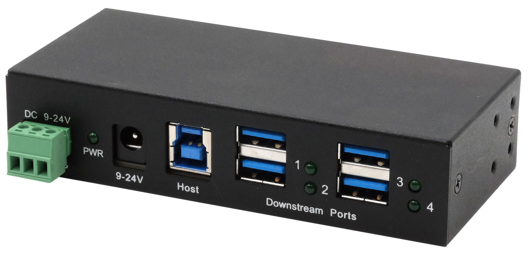 EXSYS EX-11244HMS USB-Hub – USB-B, 4× USB-A, für Windows/Mac/Linux