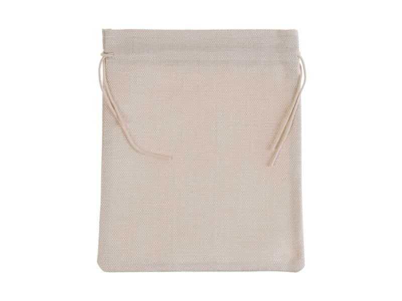 FTM Geschenkbeutel Leinen Beige – 180 × 210 mm – 5 Stk. – Jubiläum