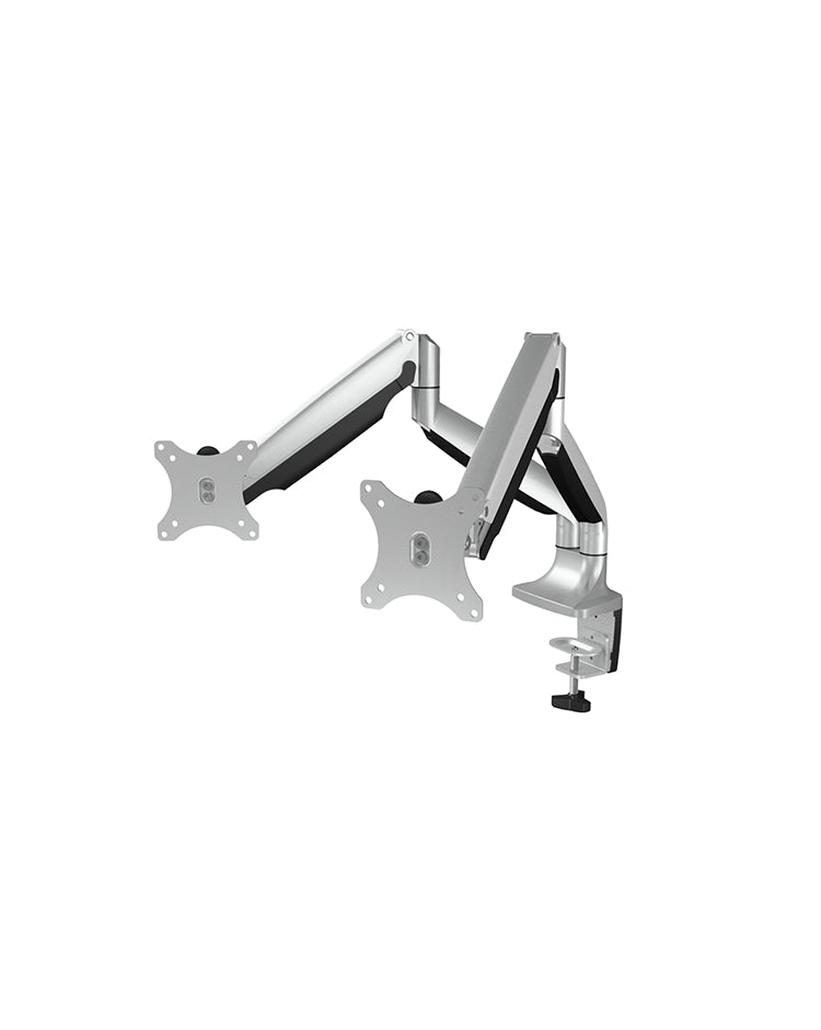 ICY BOX IB-MS504-T – Tischhalterung, 2, Tischklemme, bis 32", VESA 75 × 75/100 × 100 mm, 18 kg, neigbar