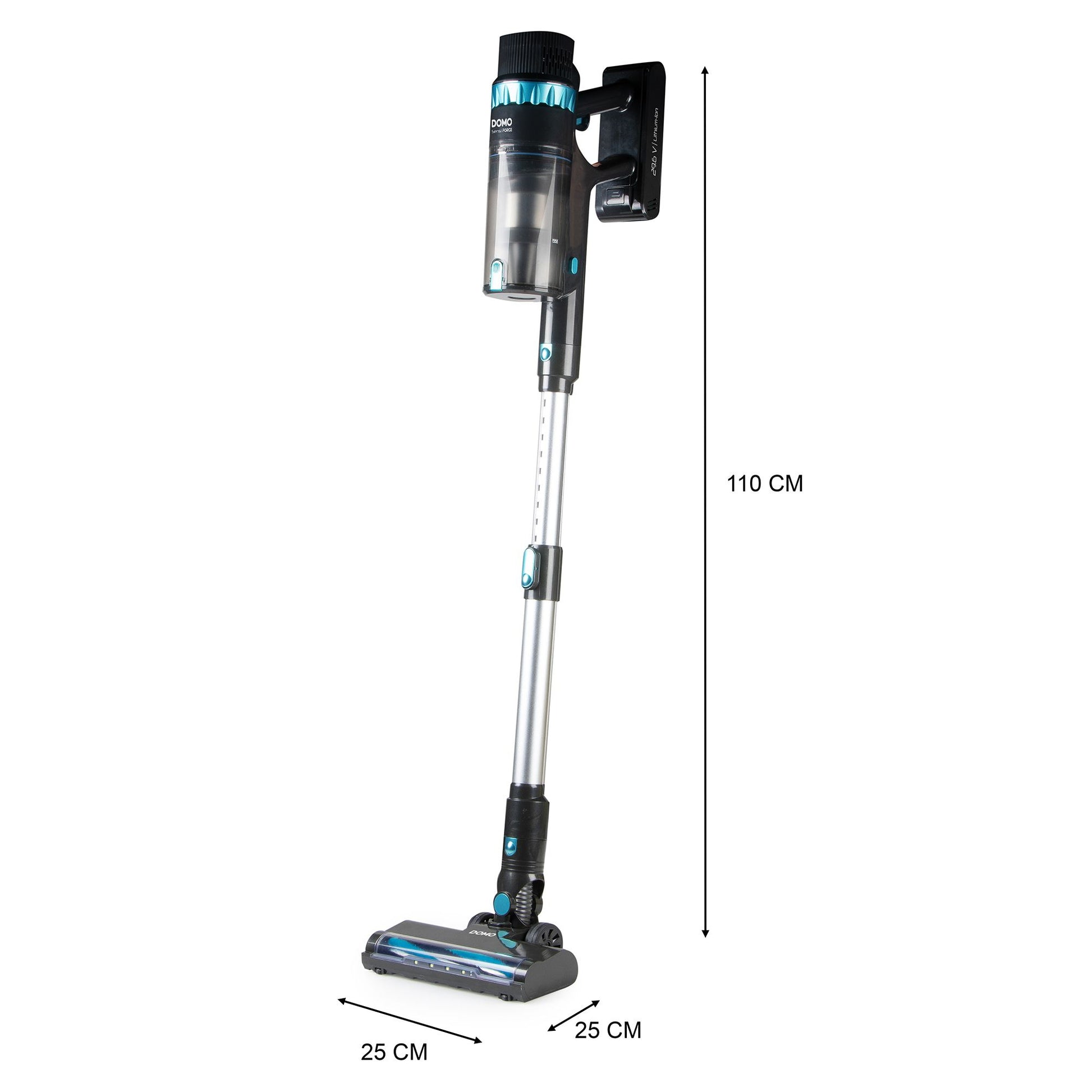 Domo Akkusauger DO244SV – 60 min, 0,8 l, Akkubetrieb, 30 V