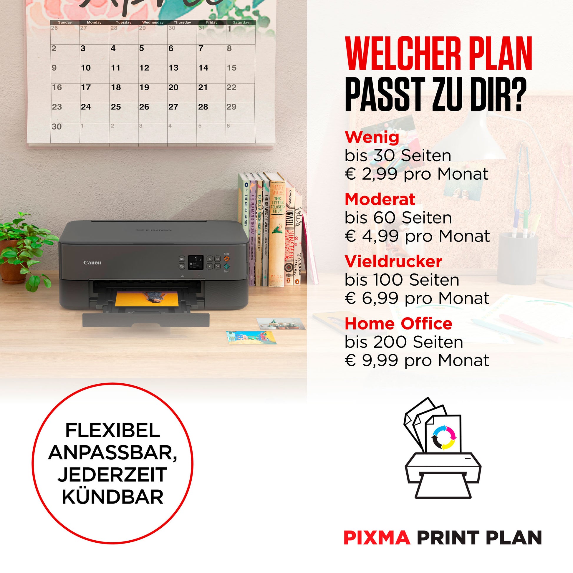 Canon PIXMA TR4751I – Farbiger Tintenstrahl-MFP A4, 4-in-1 – WLAN