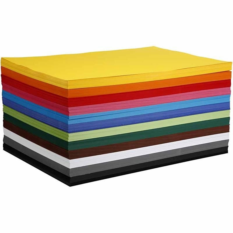Creativ Company Bastelkarton – A2 – 180 g/m² – mehrfarbig