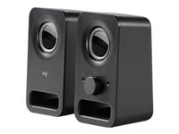 Logitech Z150, Paar – PC-Lautsprecher-Set – 2.0, 3 W, 3.5 mm Klinke, Schwarz