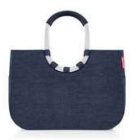 Reisenthel Stofftasche, Polyester, Twist Navy, 460×345×250 mm