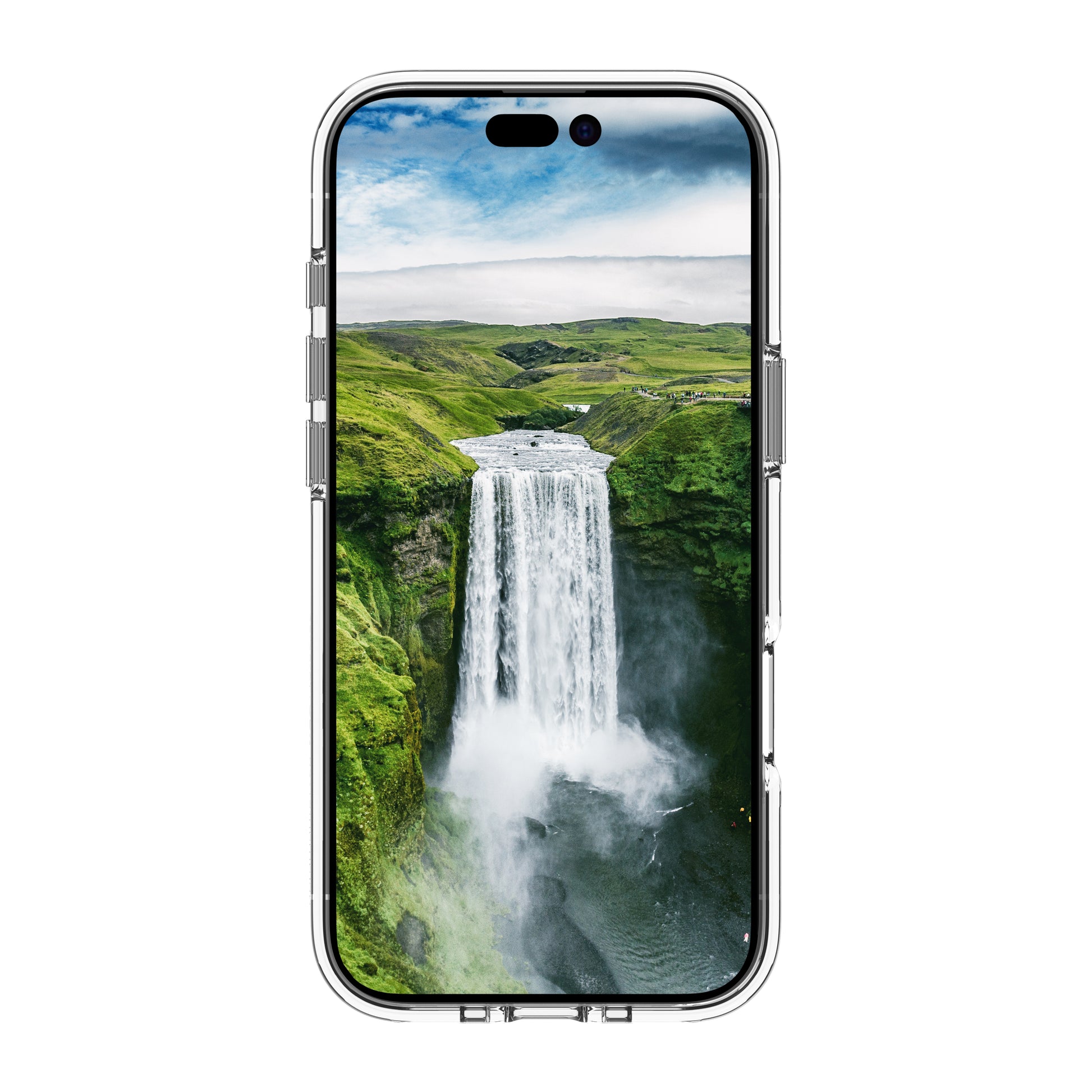 dbramante1928 Iceland Ultra D3O MS Backcover – für Apple iPhone 17 Air, MagSafe, Kunststoff, Transparent, bis
