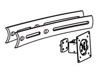 Ergotron DS100 – VESA Adapterplatte – VESA 75×75/100×100 mm – bis 14 kg – Schwarz – für DS100