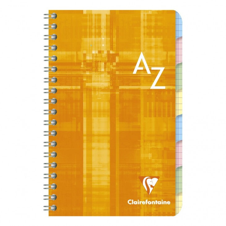 Clairefontaine Spiralheft, 110 × 175 mm, kariert, 5 mm, 96 Seiten, 90 g/m² – sortiert