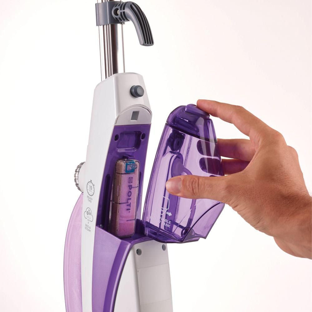 Polti Vaporetto SV440 Double – Dampfbesen – 1500 W, 0,3 l, Aufheizzeit 15 s, Weiss