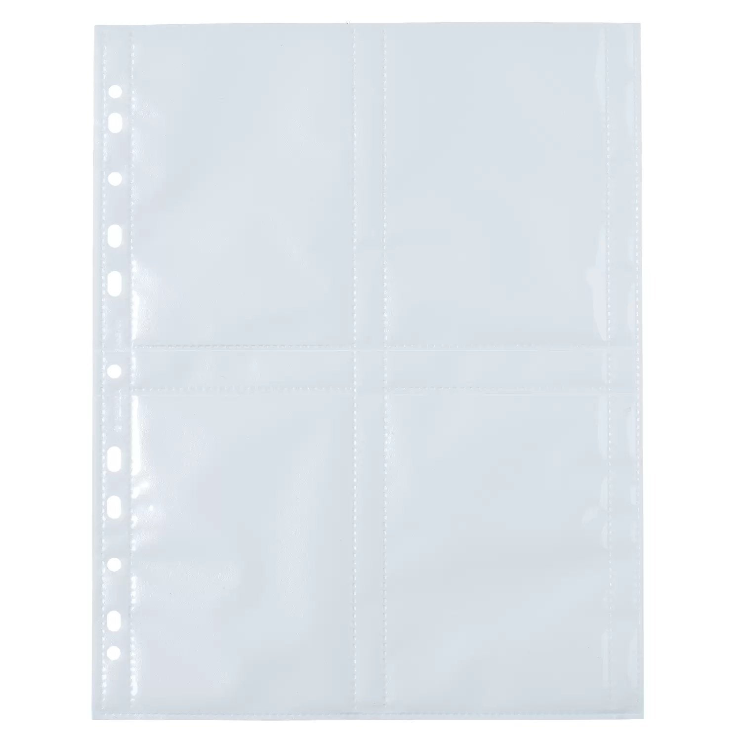 HERMA Sichtmappe 9 × 13 cm – transparent, Kunststoff, glänzend, 10er-Pack