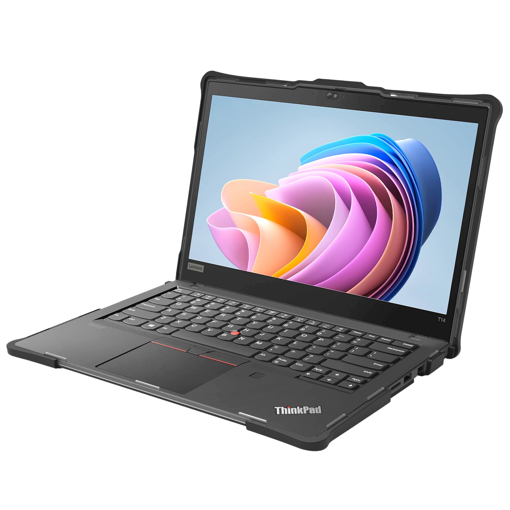 Lenovo Notebook-Schutzhülle für ThinkPad T14/T14i (5.–6. Gen.) 14" – Schwarz/Transparent