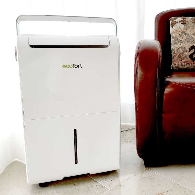 Ecofort Luftentfeuchter ecoQ 35L – 35 L/24 h, bis 85m², Tank 6 l, Hygrostat