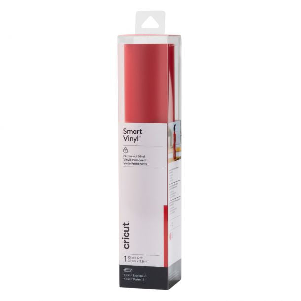 Cricut Matte selbstklebende Vinylfolie – Rot – 33 × 366 cm – für CRICUT Schneideplotter Maker 3