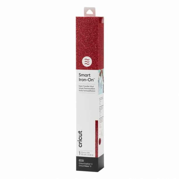 Cricut Aufbügelfolie – Rot – 330×910 mm – für Maker 3, Explore 3