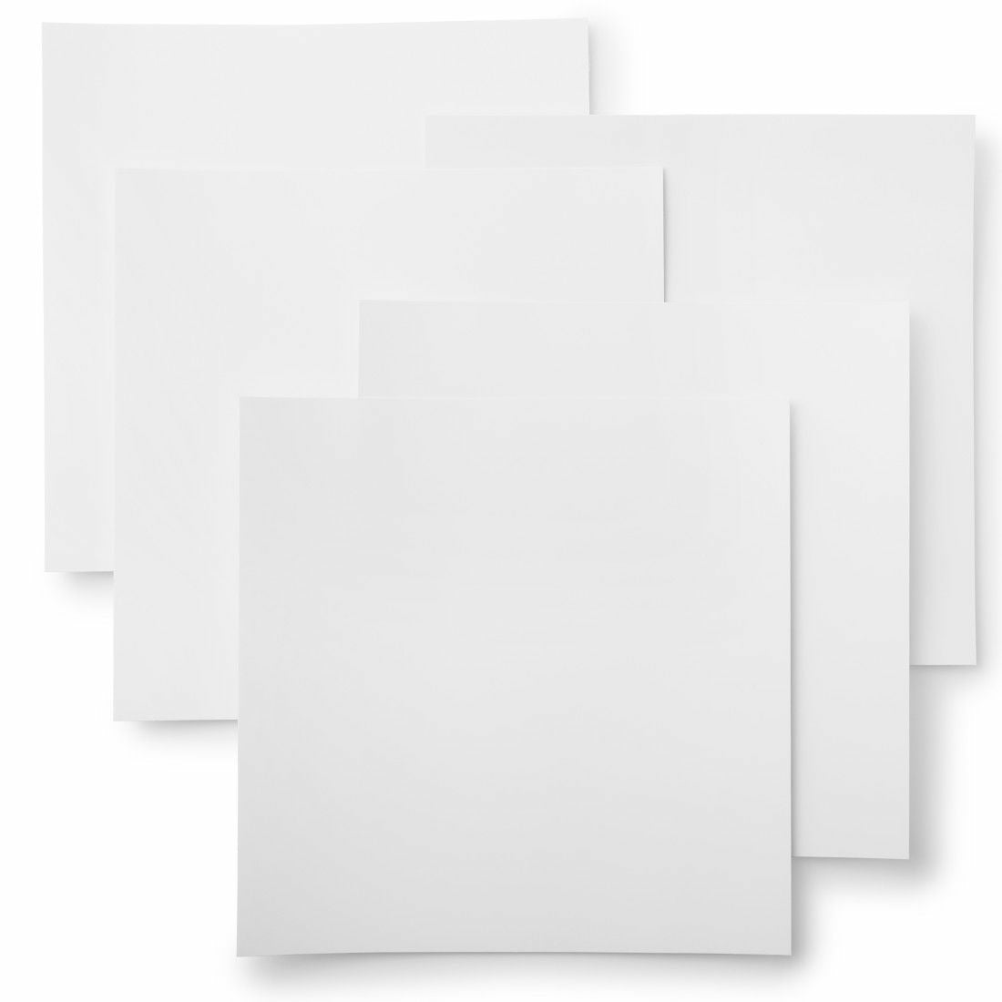 Cricut Stickerpapier, Smart Paper – für Cricut Maker 3, Explore 3 – 330 × 330 mm – 210 g/m² – weiss