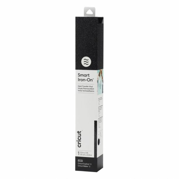 Cricut Aufbügelfolie – Schwarz – 330 × 910 mm – für Cricut Maker 3