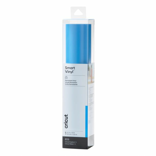 Cricut Matte Vinylfolie, selbstklebend – Blau – 33 × 366 cm – für CRICUT Schneideplotter Maker 3 und Explore 3