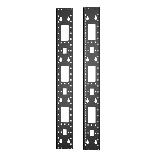 APC ER7RCC24 – Zubehörkanal – für APC Easy Rack, 24U, 2 Stück, Schwarz