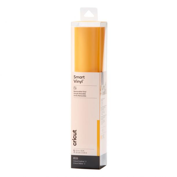 Cricut Matte selbstklebende Vinylfolie – Gelb – 33 × 366 cm – für Maker 3, Explore Air 3