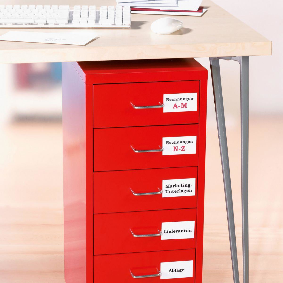 Sigel LA131 – Etiketten A4 70 × 36 mm – Papier, weiss – permanent haftend – Laser – 24 pro Blatt, 25 Blätter