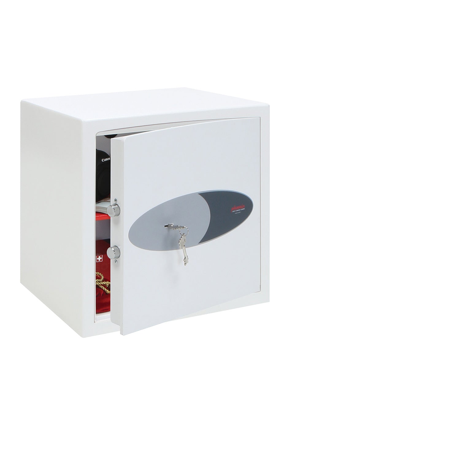 Phoenix Safe Co. Phoenix Tresor VENUS HS0673K – Schlüsselschloss – 48 l – Weiss
