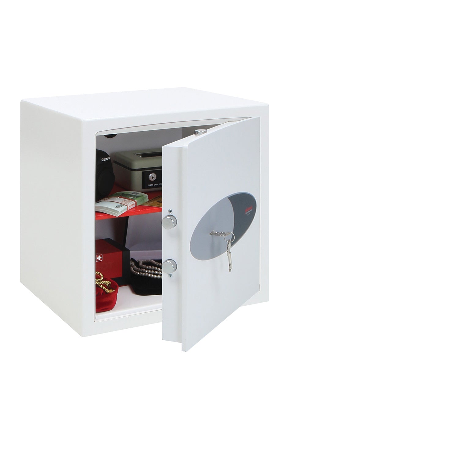 Phoenix Safe Co. Phoenix Tresor VENUS HS0673K – Schlüsselschloss – 48 l – Weiss