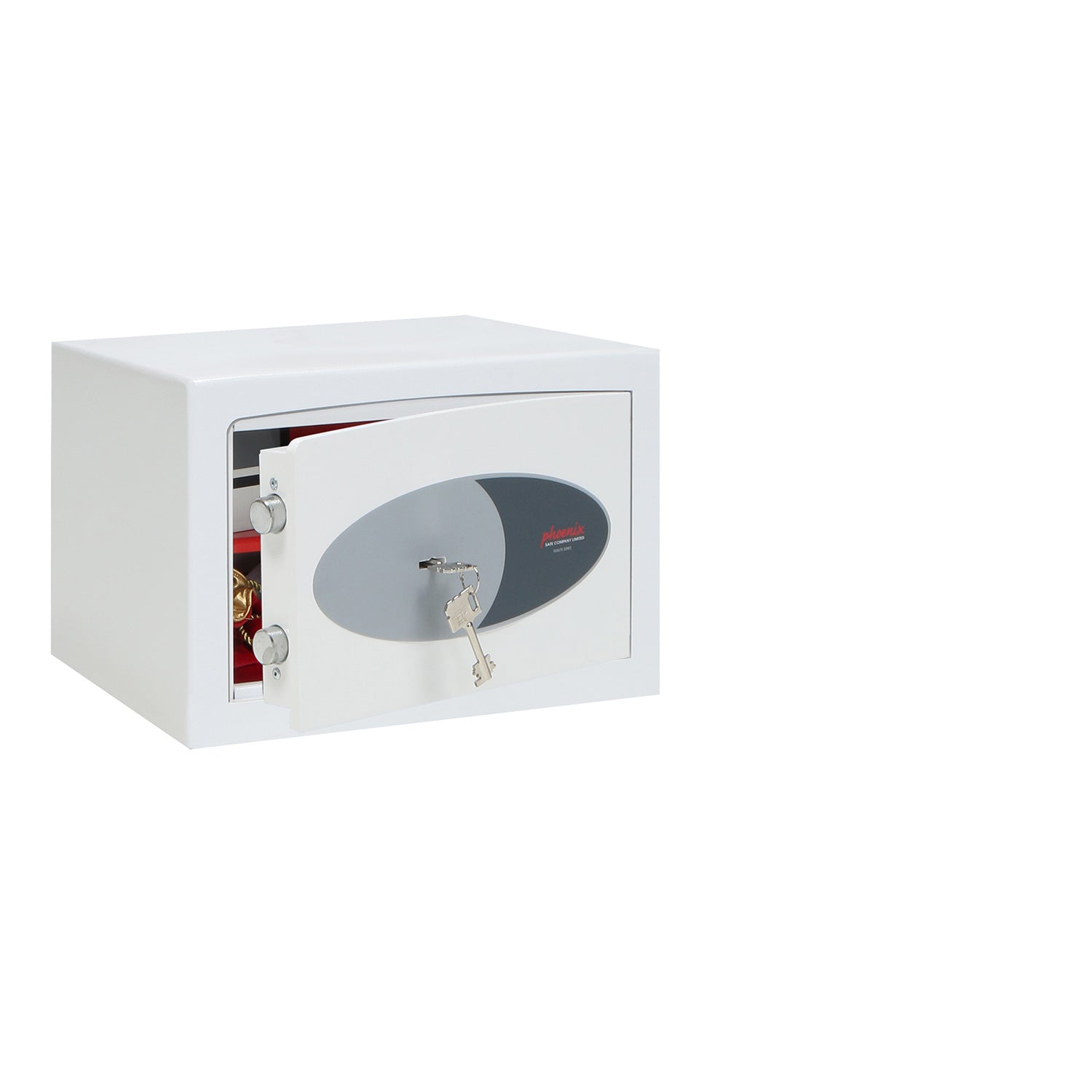 Phoenix Safe Co. Phoenix Tresor VENUS HS0671K – Schlüsselschloss – 14 l – Weiss