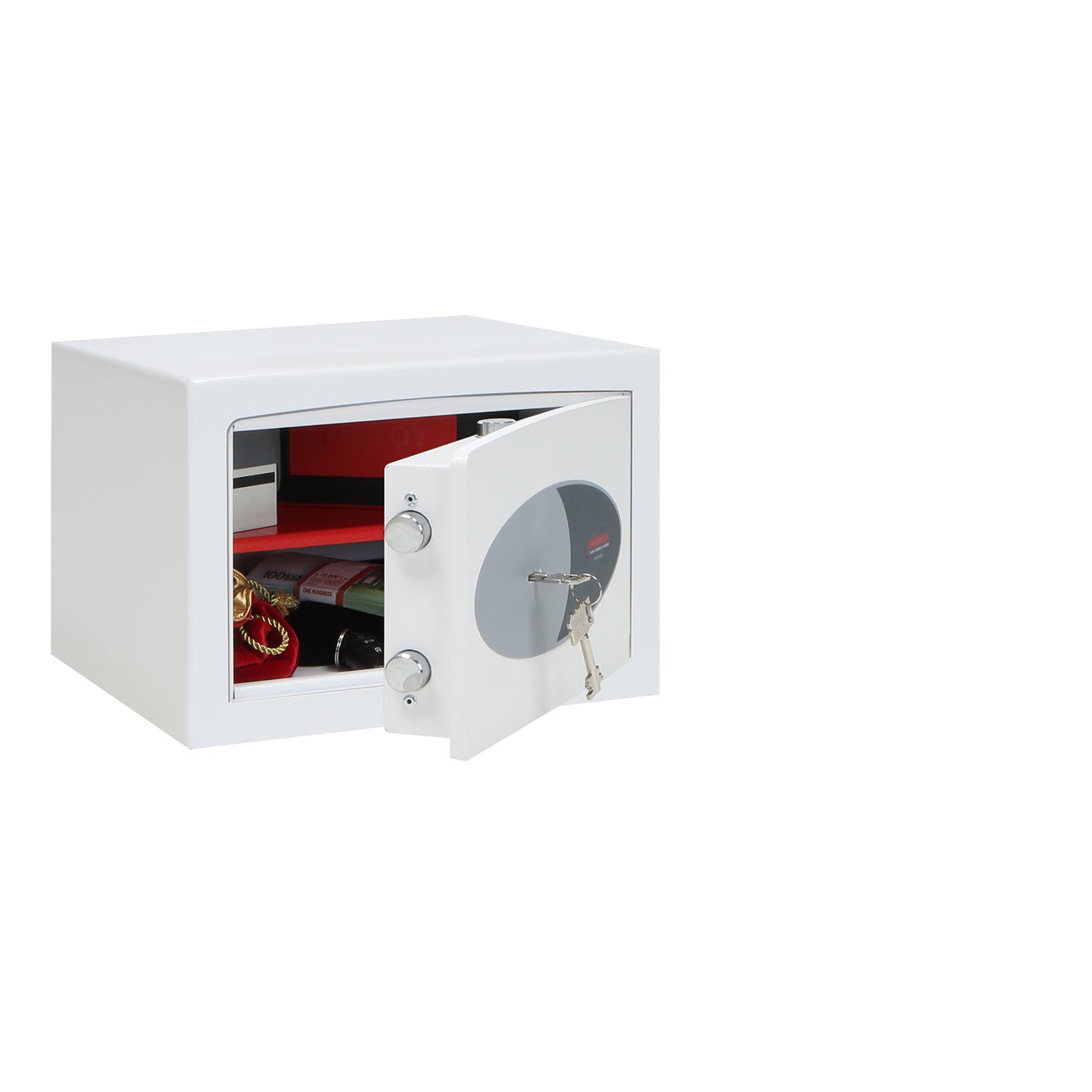 Phoenix Safe Co. Phoenix Tresor VENUS HS0671K – Schlüsselschloss – 14 l – Weiss