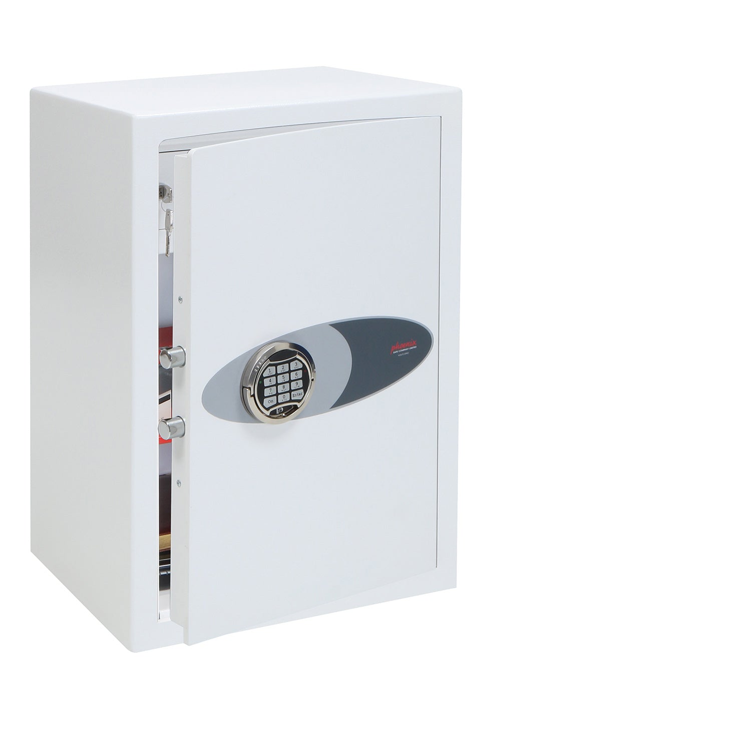 Phoenix Safe Co. Phoenix Tresor HS0674E – Elektronikschloss – 56 l – Weiss