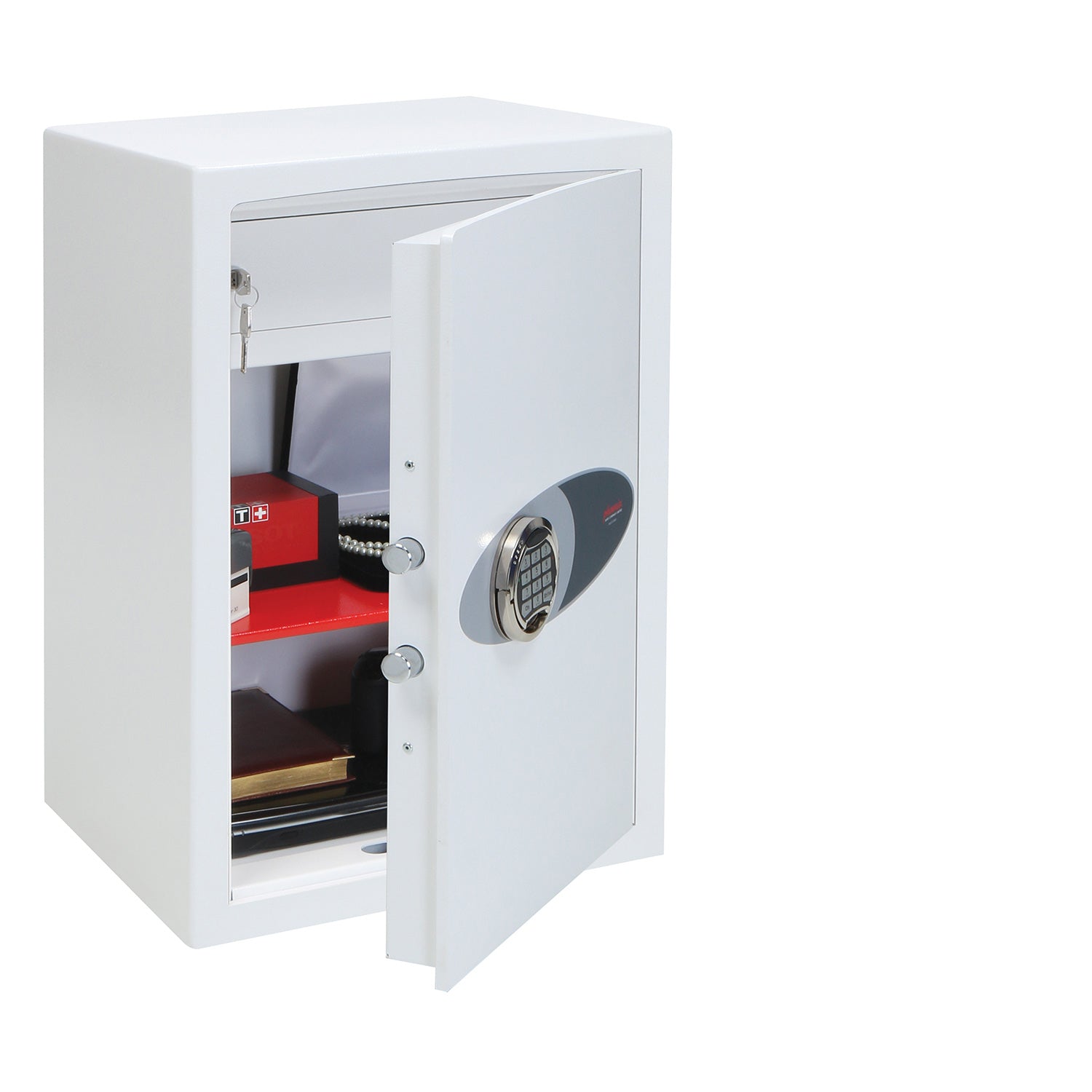 Phoenix Safe Co. Phoenix Tresor HS0674E – Elektronikschloss – 56 l – Weiss
