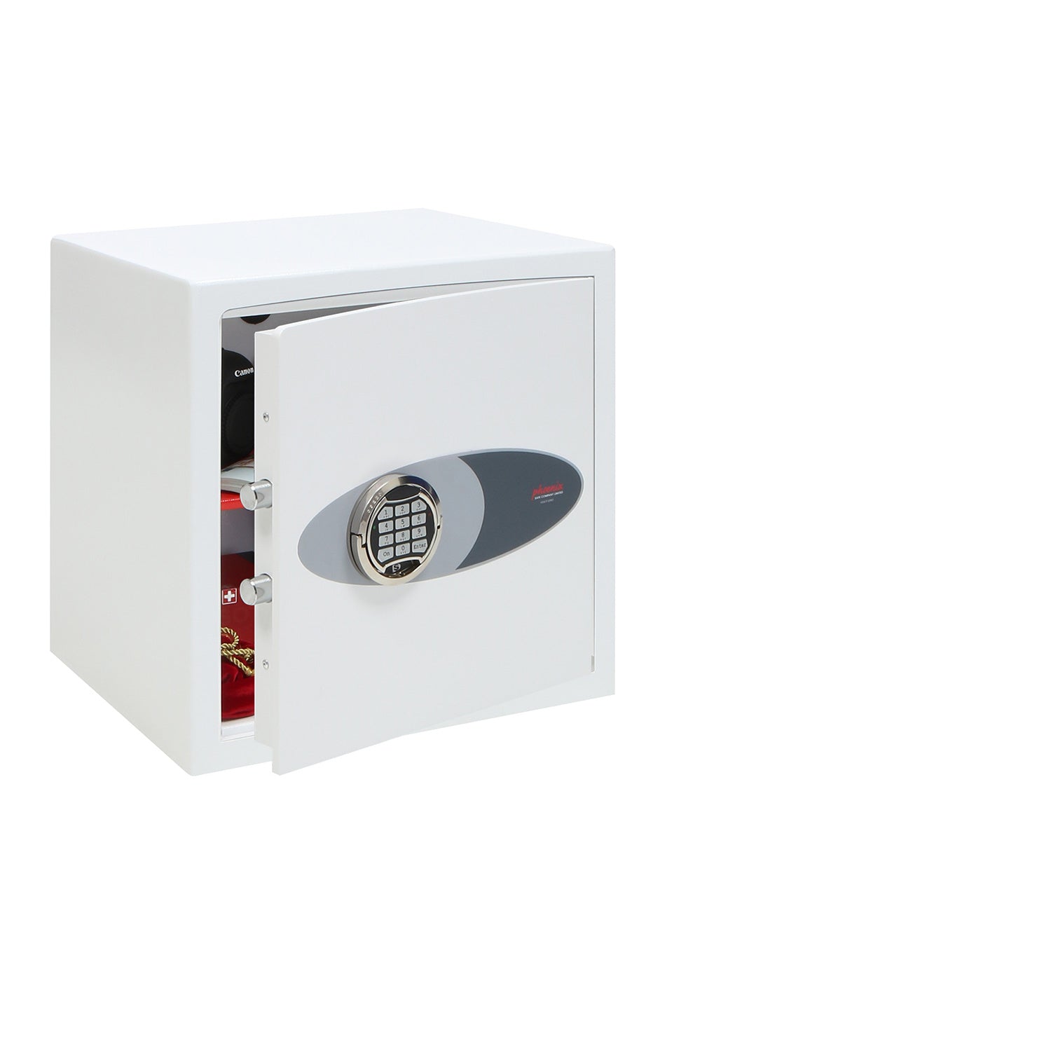 Phoenix Safe Co. Phoenix Tresor VENUS HS0673E – Elektronikschloss – 48 l – Weiss