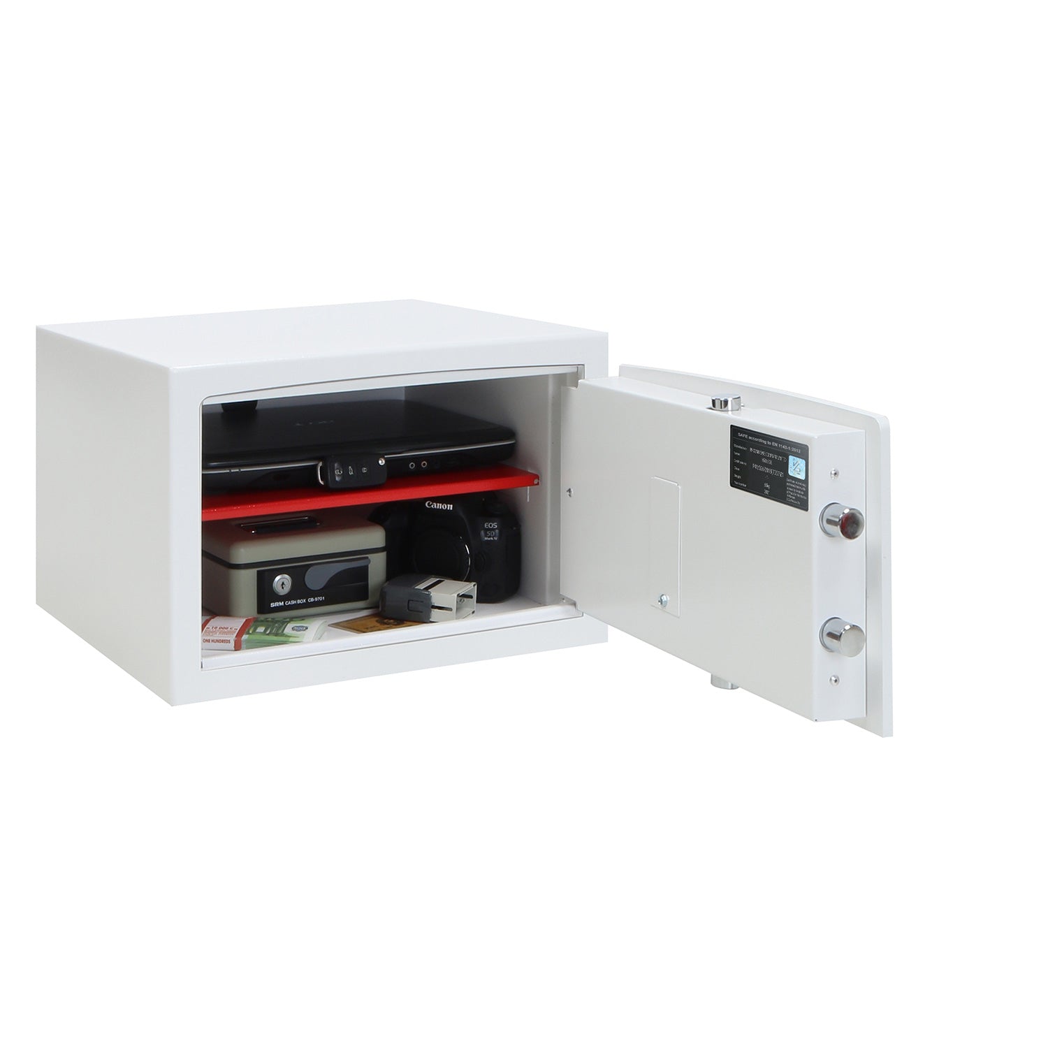 Phoenix Safe Co. Phoenix Tresor VENUS HS0672E – Elektronikschloss – 29 l – Weiss
