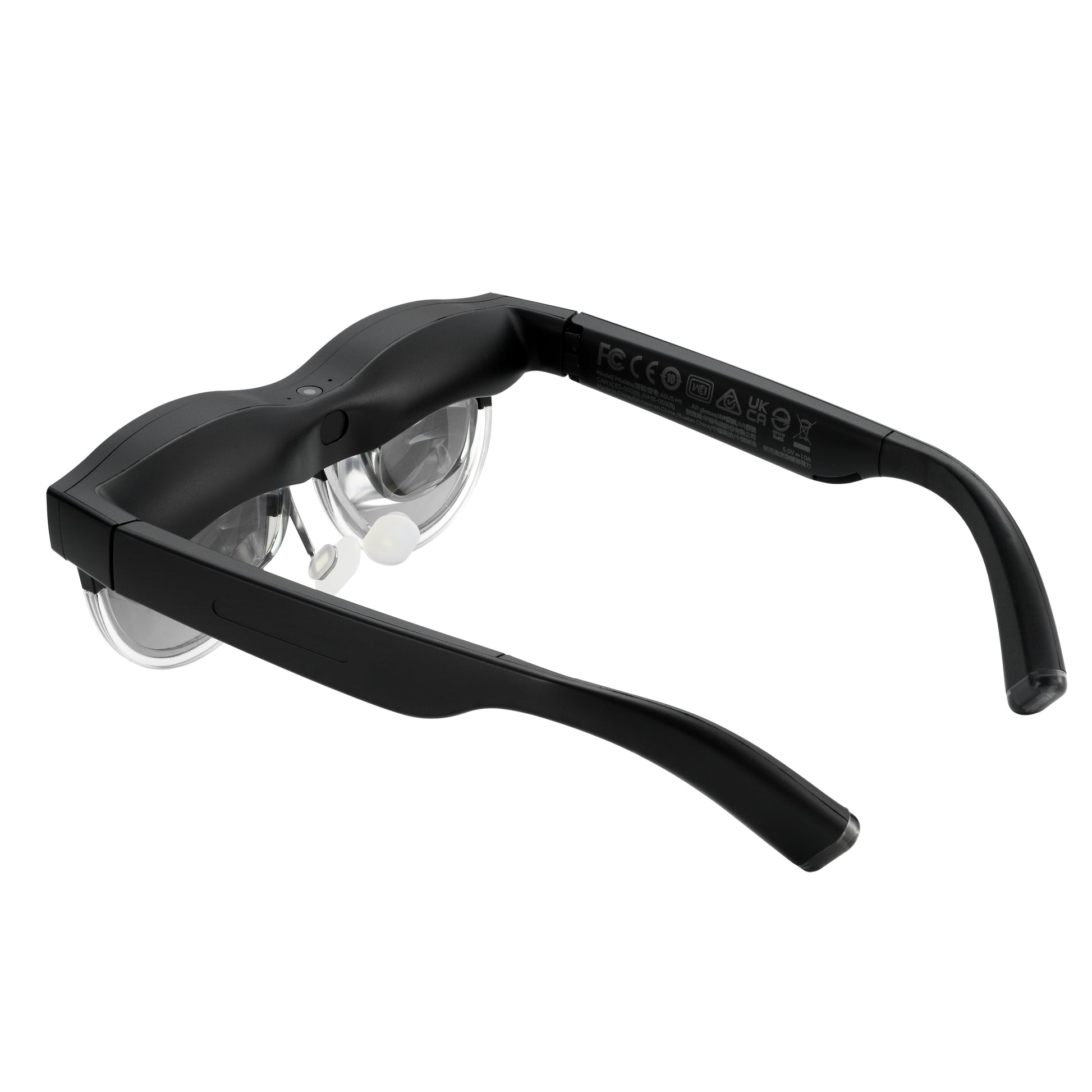 ASUS AirVision M1 100 – AR-Headset – 1920×1080, Micro OLED, 72 Hz, 38°, 1100 cd/m², Schwarz, inkl. Tragetasche