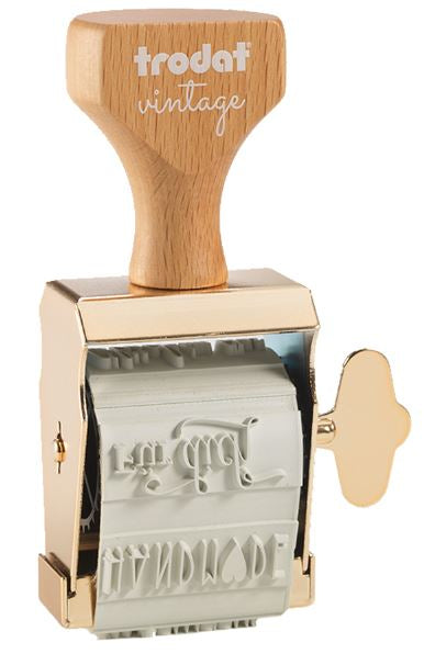 Trodat Motivstempel, Holz, Motiv Selbstgemachtes, Deutsch, Abdruck 150 × 450 mm, 3er-Set