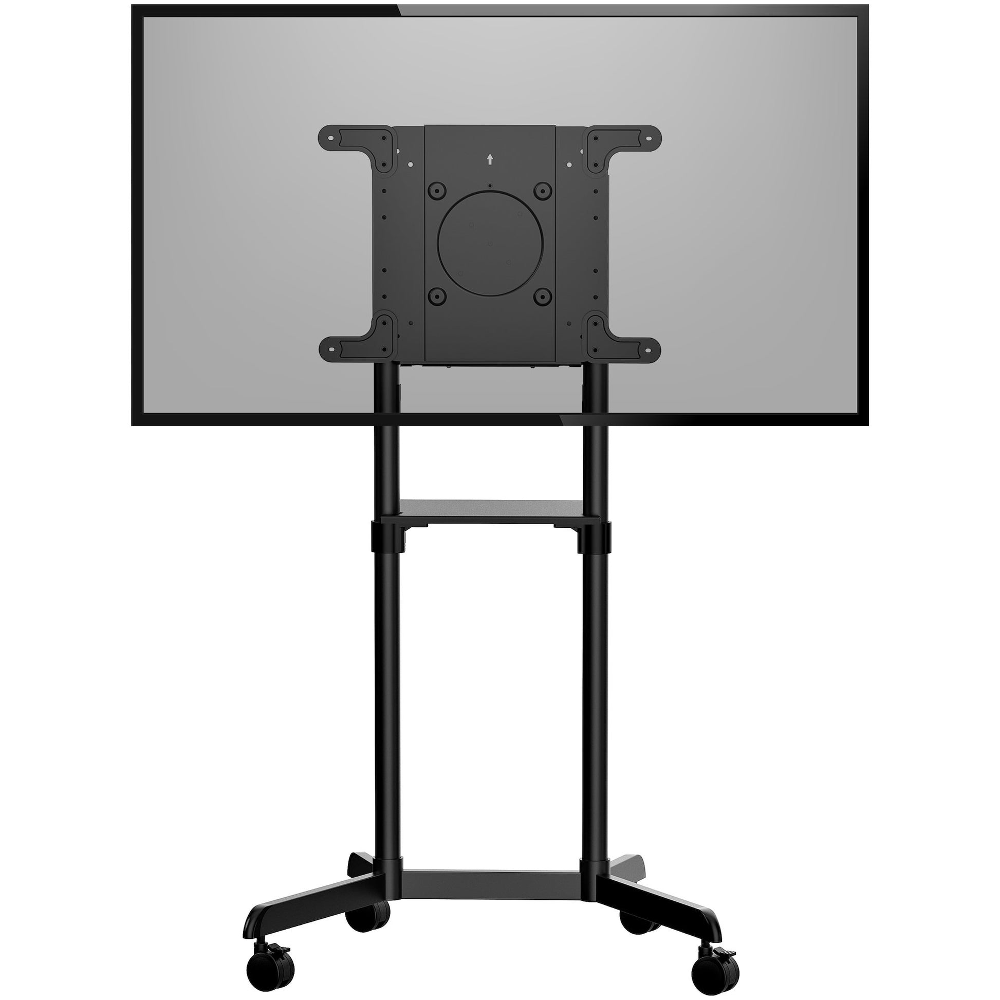 StarTech.com TV-Wagen – 37–70" – VESA 200×200–600×400 – bis 70 kg, mit Rollen, drehbar – Schwarz