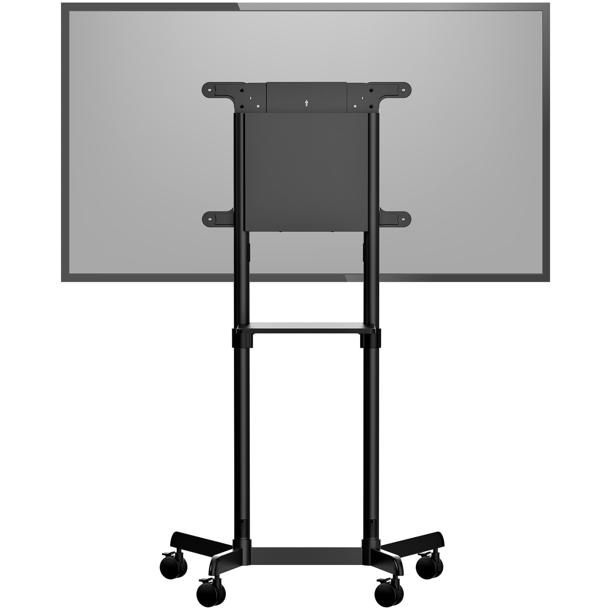 StarTech.com TV-Wagen – 37–70" – VESA 200×200–600×400 – bis 70 kg, mit Rollen, drehbar – Schwarz
