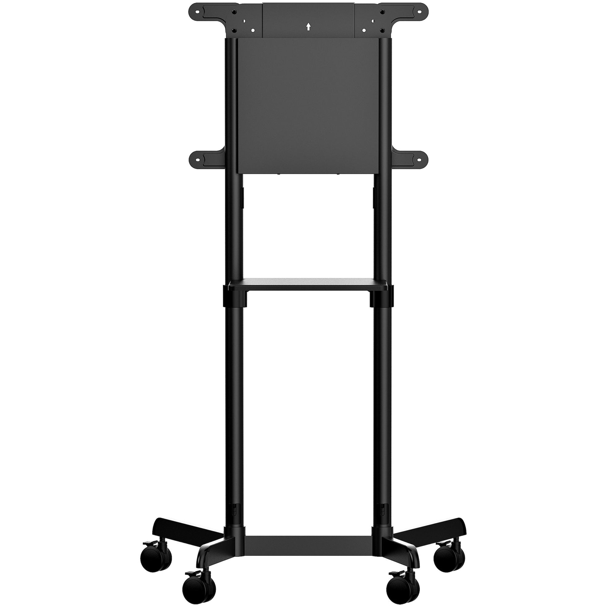 StarTech.com TV-Wagen – 37–70" – VESA 200×200–600×400 – bis 70 kg, mit Rollen, drehbar – Schwarz