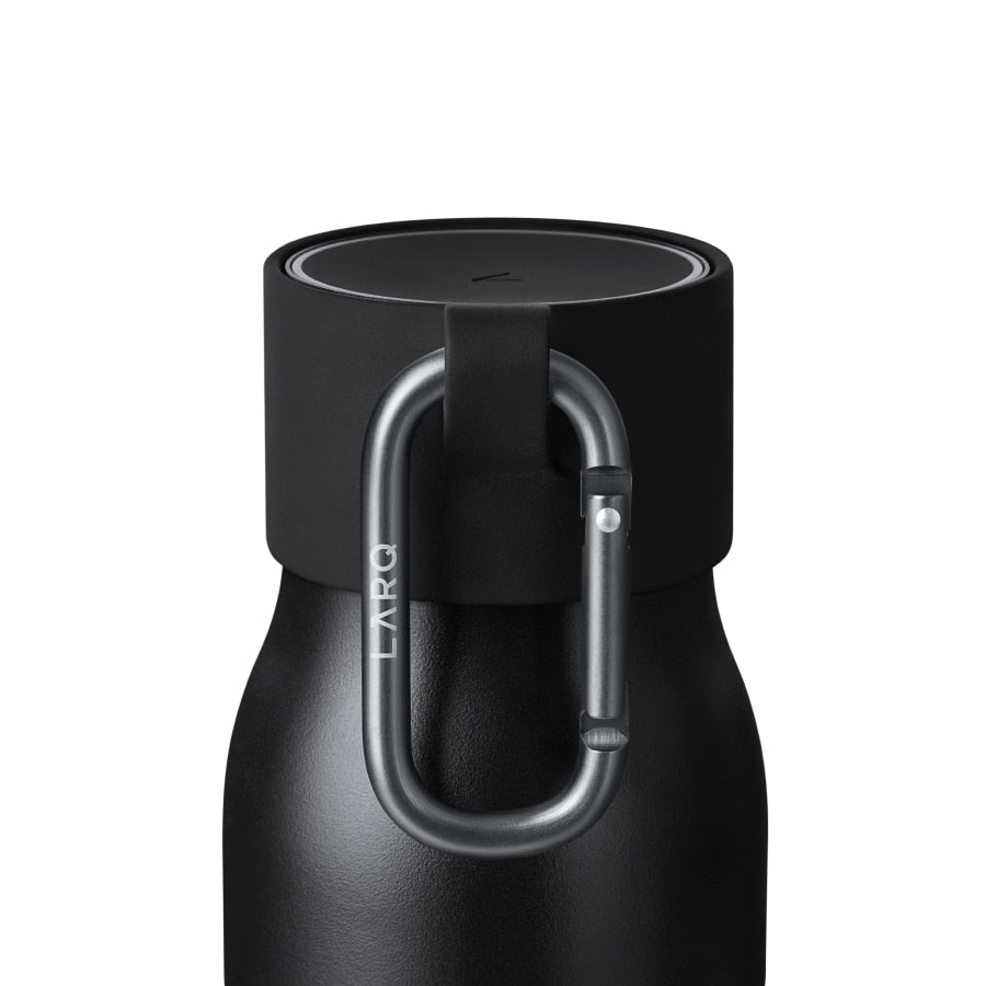 LARQ Active Loop Trinkflaschenhalter – Edelstahl, Silikon, Schwarz