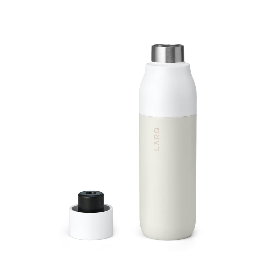 LARQ PureVis Isolierflasche 500 ml – doppelwandig 12 h heiss/24 h kalt, Edelstahl, Schraubdeckel