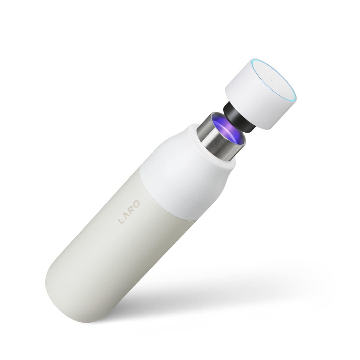 LARQ PureVis Isolierflasche 500 ml – doppelwandig 12 h heiss/24 h kalt, Edelstahl, Schraubdeckel