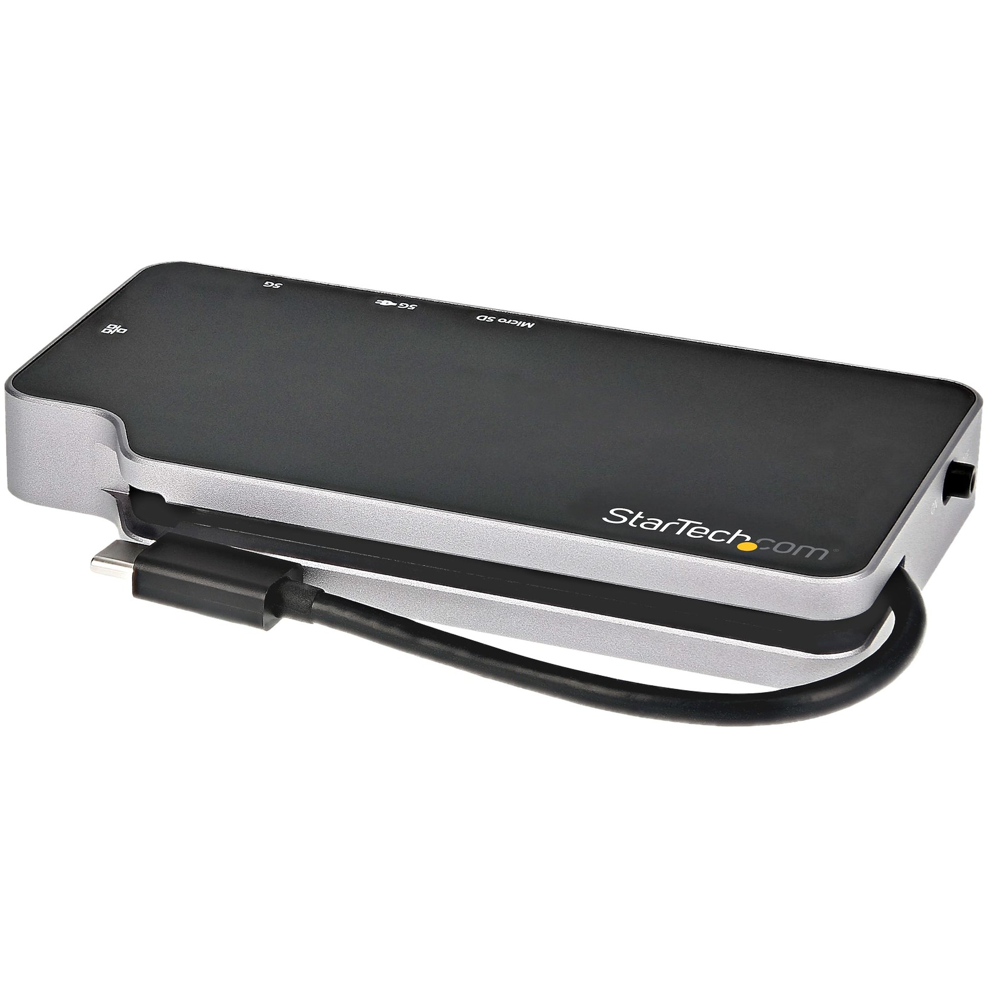 StarTech.com Multiport-Adapter – USB-C, HDMI, VGA, 1× USB-A, 100 W PD, GbE, microSD, für Windows/Mac