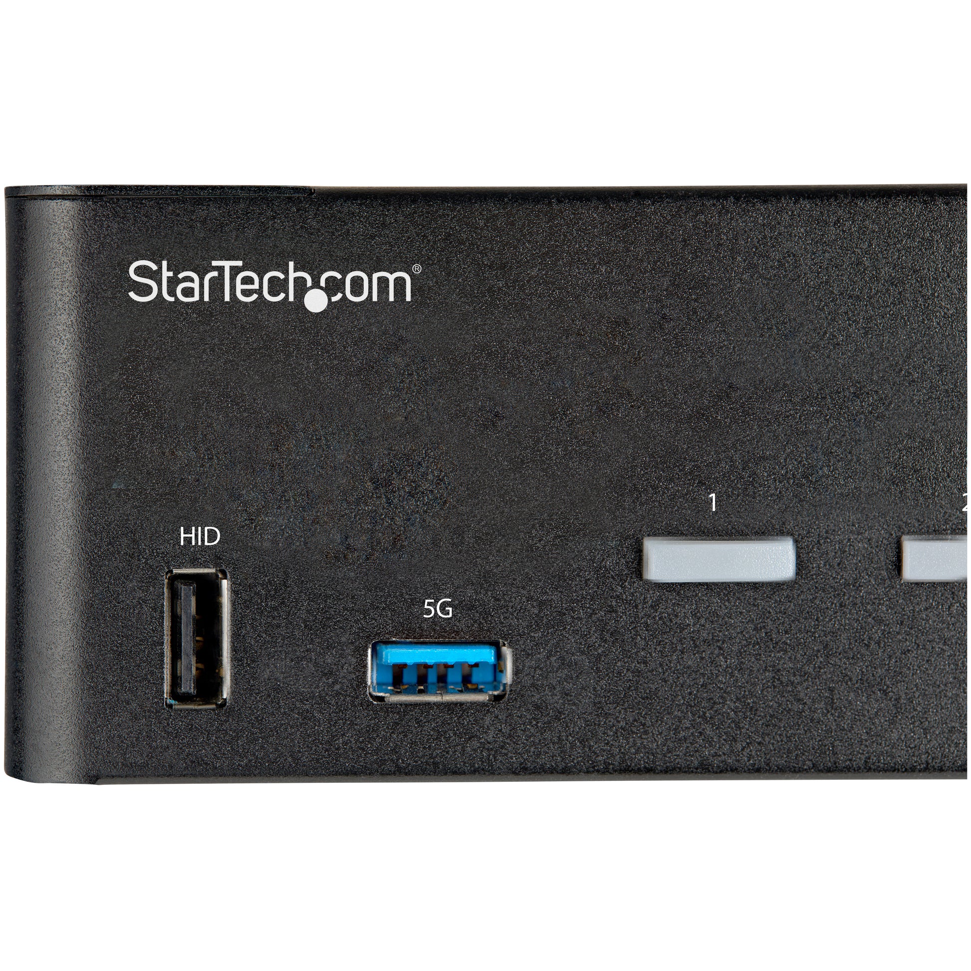 StarTech.com 2-Port HDMI KVM-Switch, Dual-View – 4K/60 Hz, USB 3.0-Hub, Audio