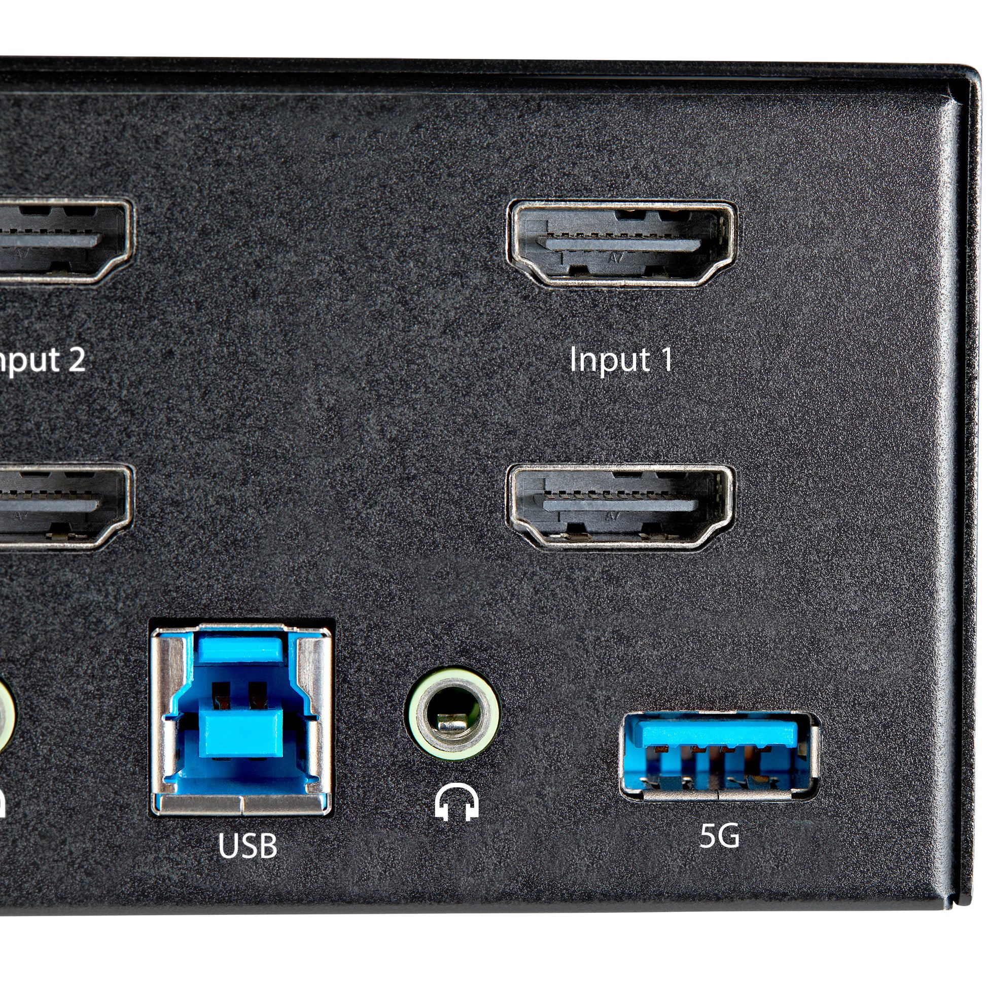 StarTech.com 2-Port HDMI KVM-Switch, Dual-View – 4K/60 Hz, USB 3.0-Hub, Audio