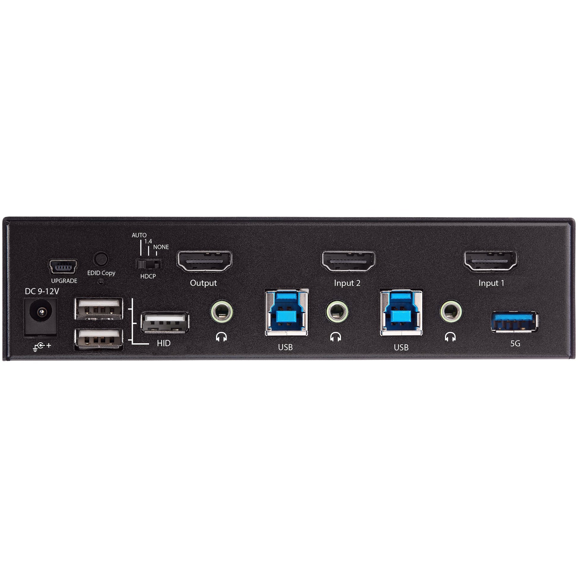 StarTech.com 2-Port HDMI KVM-Switch – 4K/60 Hz, USB 3.0-Hub, Audio