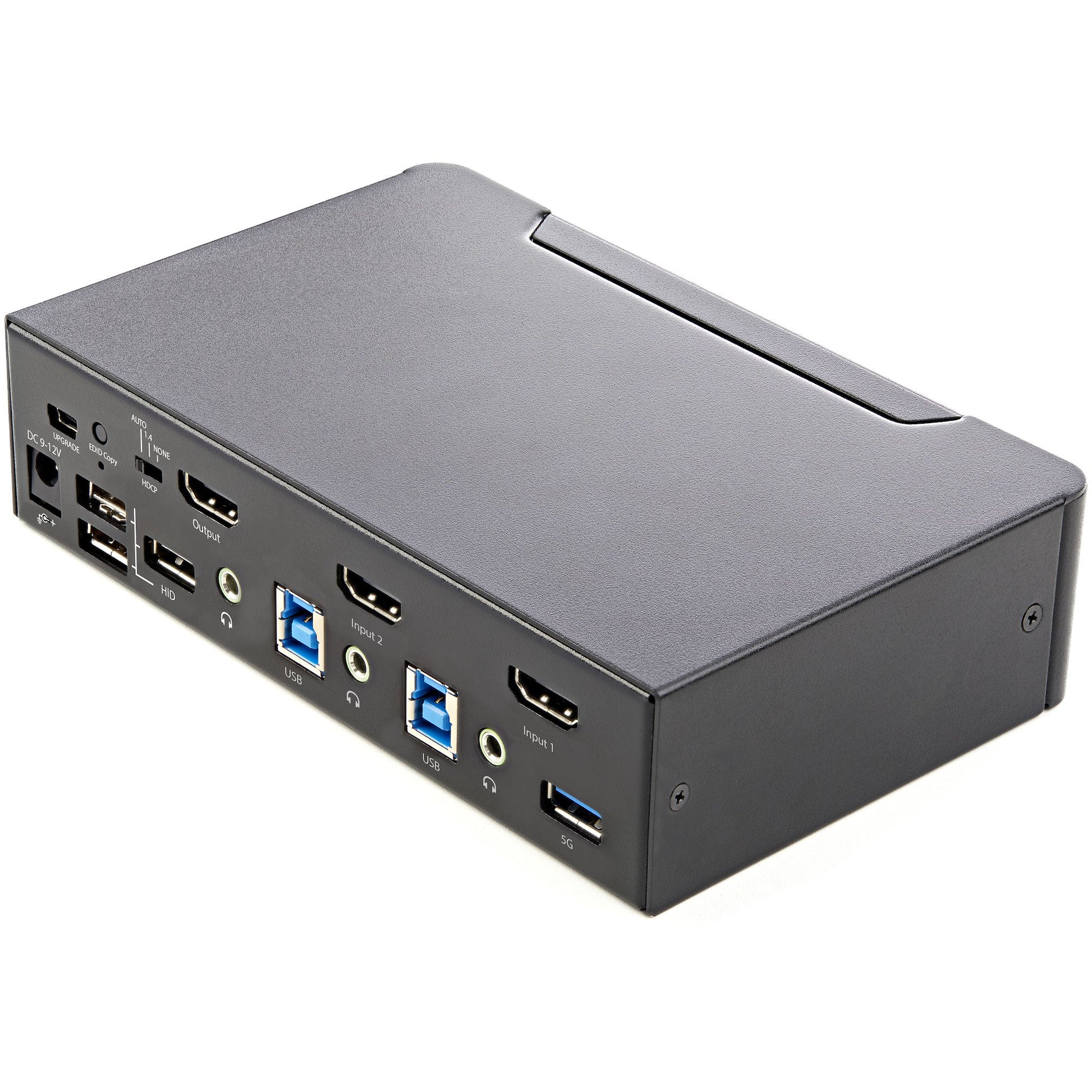 StarTech.com 2-Port HDMI KVM-Switch – 4K/60 Hz, USB 3.0-Hub, Audio