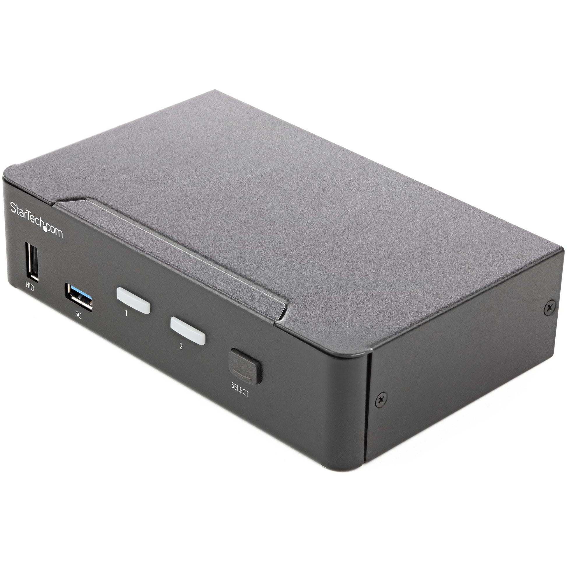 StarTech.com 2-Port HDMI KVM-Switch – 4K/60 Hz, USB 3.0-Hub, Audio