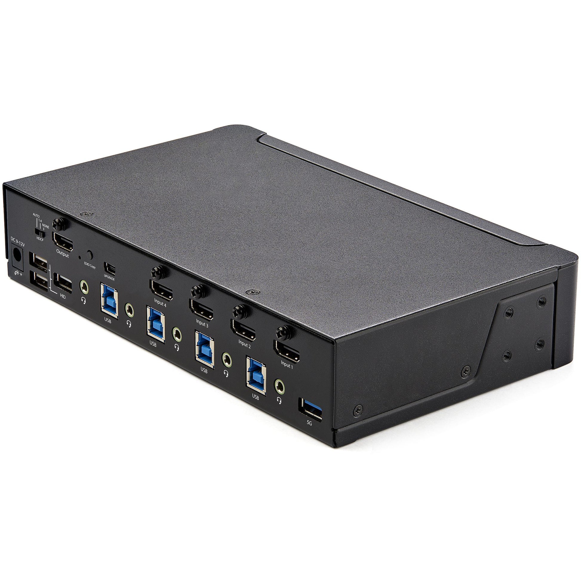 StarTech.com 4-Port HDMI KVM-Switch – 4K/60 Hz, USB 3.0-Hub, Audio